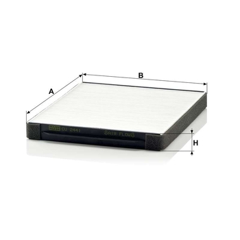 Filtru cabina - MANN-FILTER [CU 2441]