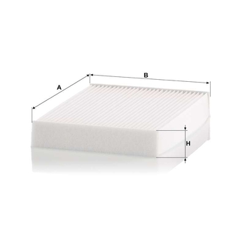 Filtru cabina - MANN-FILTER [CU 25 012]