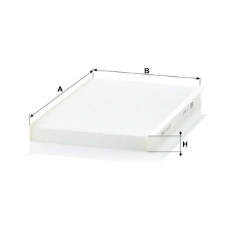 Filtru cabina - MANN-FILTER [CU 2629]