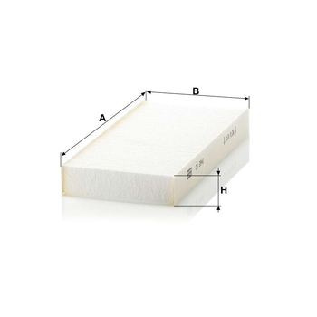 Filtru cabina - MANN-FILTER [CU 2642]