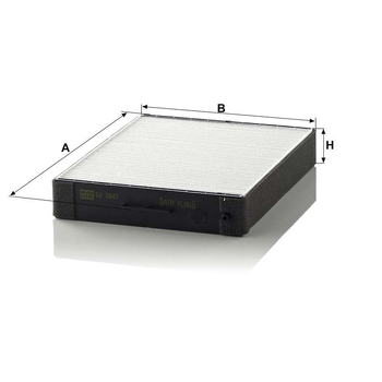 Filtru cabina - MANN-FILTER [CU 2647]