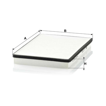 Filtru cabina - MANN-FILTER [CU 2672]