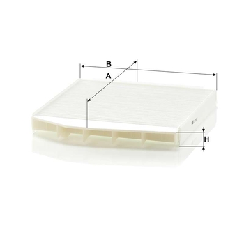 Filtru cabina - MANN-FILTER [CU 2855/1]