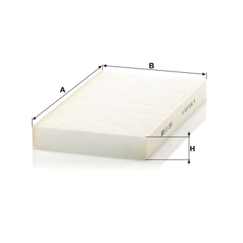 Filtru cabina - MANN-FILTER [CU 2951]