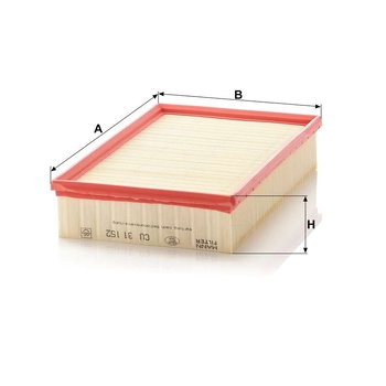 Filtru cabina - MANN-FILTER [CU 31 152]