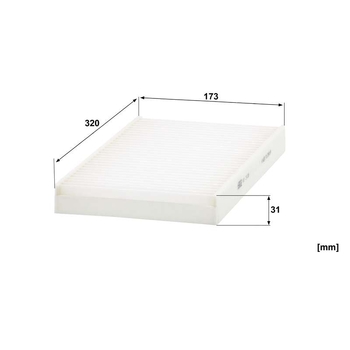 Filtru cabina - MANN-FILTER [CU 3139]