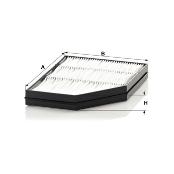 Filtru cabina - MANN-FILTER [CU 32 001]