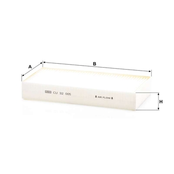 Filtru aer cabina - MANN-FILTER [CU 32 005]