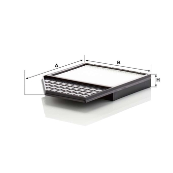 Filtru cabina - MANN-FILTER [CU 32 011/1]