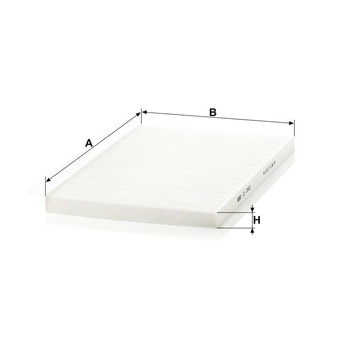 Filtru cabina - MANN-FILTER [CU 3562]