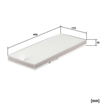 Filtru cabina - MANN-FILTER [CU 39 005]