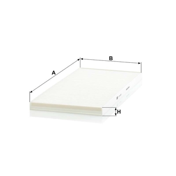 Filtru cabina - MANN-FILTER [CU 42 003]