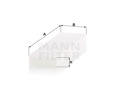 Filtru aer cabina - MANN-FILTER [CU 45 002]