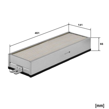 Filtru cabina - MANN-FILTER [CUD 47 004]