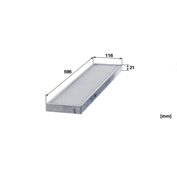 Filtru cabina - MANN-FILTER [CUD 6035]
