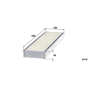 Filtru cabina - MANN-FILTER [CUD 66 004]