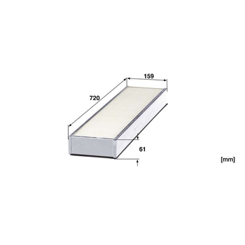 Filtru cabina - MANN-FILTER [CUD 72 001]