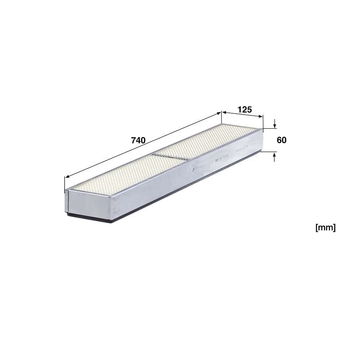 Filtru cabina - MANN-FILTER [CUD 74 001]