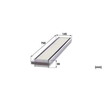 Filtru cabina - MANN-FILTER [CUD 75 001]