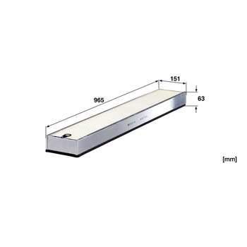 Filtru cabina - MANN-FILTER [CUD 97 001]