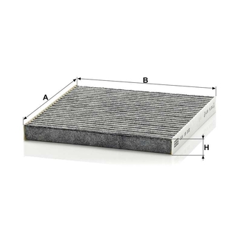 Filtru cabina - MANN-FILTER [CUK 18 002]