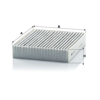Filtru cabina - MANN-FILTER [CUK 1830]