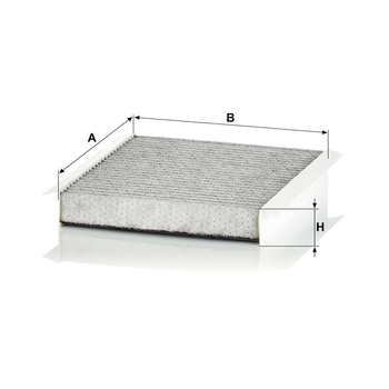 Filtru cabina - MANN-FILTER [CUK 2040]