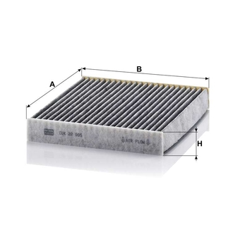 Filtru cabina - MANN-FILTER [CUK 22 005]