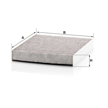 Filtru cabina - MANN-FILTER [CUK 2442]