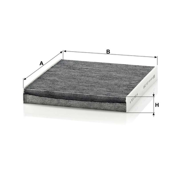 Filtru cabina - MANN-FILTER [CUK 2545]