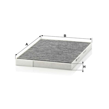 Filtru cabina - MANN-FILTER [CUK 2620]