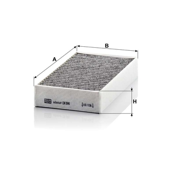 Filtru cabina - MANN-FILTER [CUK 2646-2]