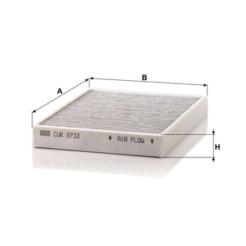 Filtru cabina - MANN-FILTER [CUK 2733]