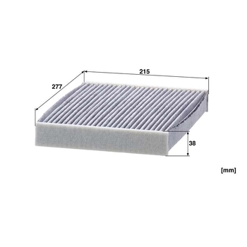 Filtru cabina - carbon activ - MANN-FILTER [CUK 28 045]
