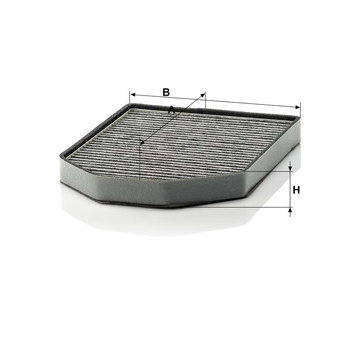 Filtru cabina - MANN-FILTER [CUK 2949-2]