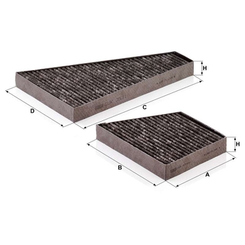 Filtru cabina - MANN-FILTER [CUK 35 000-2]