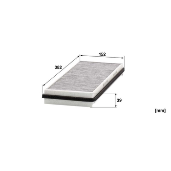 Filtru cabina - MANN-FILTER [CUK 3840]