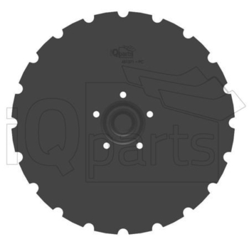 Taler disc plat crestat 410x5 - iQ parts [CV300010]