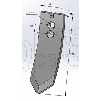 Dalta 80x15  - iQ parts [CV300014]