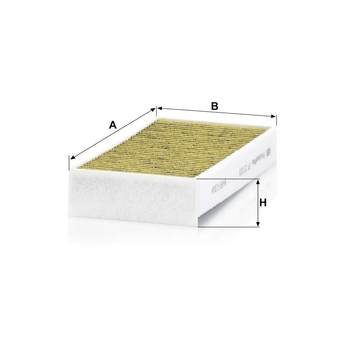 Filtru cabina - MANN-FILTER [FP 23 015-2]