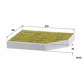 Filtru polen - MANN-FILTER [FP 2450]