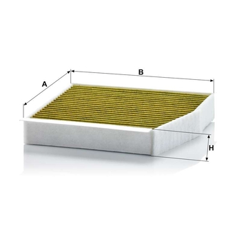 Filtru cabina - MANN-FILTER [FP 26 007]
