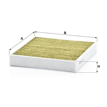 Filtru polen - MANN-FILTER [FP 26 010]