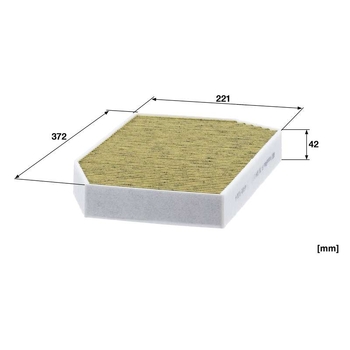 Filtru cabina - MANN-FILTER [FP 38 004/1]