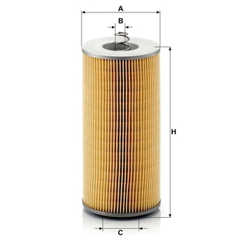 Filtru ulei - MANN-FILTER [H 12 110/2 x]