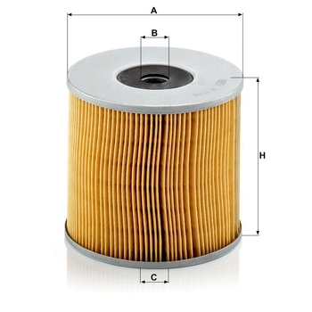 Filtru ulei - MANN-FILTER [H 1260 x]