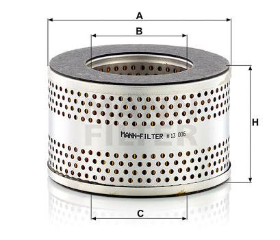 Filtru hidraulic - MANN-FILTER [H 13 006 x]