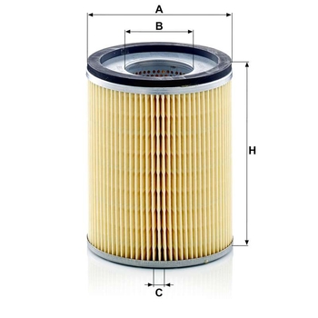 Filtru ulei motor - MANN-FILTER [H 1366 x]