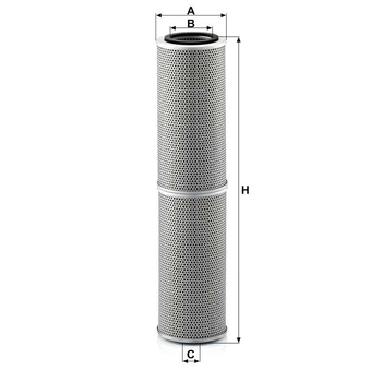 Filtru ulei hidraulic - MANN-FILTER [H 15 395]