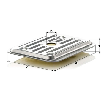 Filtru ulei hidraulic - MANN-FILTER [H 2019 KIT 1]